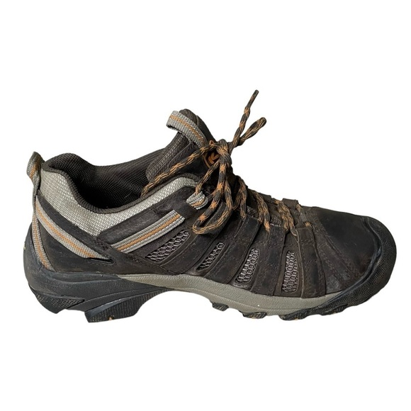 KEEN Men’s Men\'s Voyageur Hiking Shoes Brown Black 9.5 main image 6